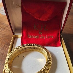 Kenneth Jay Lane Textured Bracelet